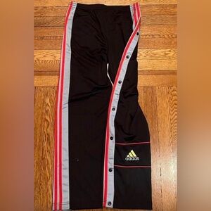 90s baggy adidas tear away track pants